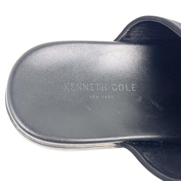 Kenneth Cole NewYork Men’s Slides Leather/Textile Sandals De-Lite Model Size 10M - Picture 10 of 12